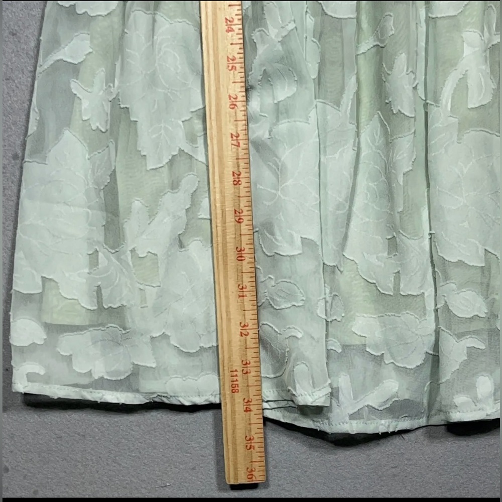 Lulu's Mint Green Long Sleeve Smock Waist Mini Dress - Picture 12 of 15